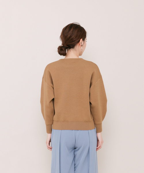 SENSE OF PLACE by URBAN RESEARCH（センスオブプレイスバイアーバンリサーチ）の「ボリュームスリーブセーター（ニット/セーター・レディース・キャメル/カーキ/オフホワイト・FREE）」の22枚目の写真