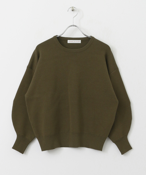 SENSE OF PLACE by URBAN RESEARCH（センスオブプレイスバイアーバンリサーチ）の「ボリュームスリーブセーター（ニット/セーター・レディース・キャメル/カーキ/オフホワイト・FREE）」の9枚目の写真