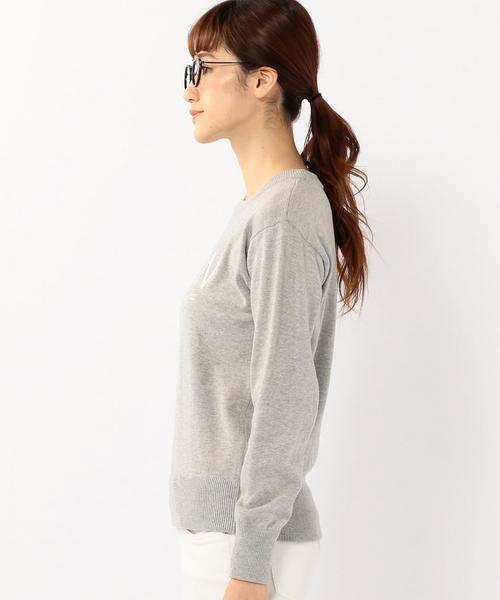 coen（コーエン）の「コットンプリントニット（ニット/セーター・レディース・ライトグレー/イエロー・LARGE/MEDIUM）」の10枚目の写真