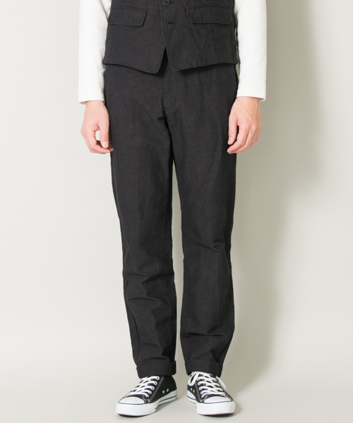 FREEMANS SPORTING CLUB(フリーマンズ スポーティング クラブ)の「FSC JP OTTOMAN TAPERED PANTS(その他パンツ・メンズ・ブラック・1/2/3)」の2枚目の写真