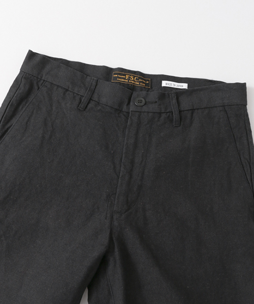 FREEMANS SPORTING CLUB(フリーマンズ スポーティング クラブ)の「FSC JP OTTOMAN TAPERED PANTS(その他パンツ・メンズ・ブラック・1/2/3)」の7枚目の写真