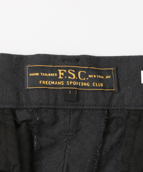 FREEMANS SPORTING CLUB(フリーマンズ スポーティング クラブ)の「FSC JP OTTOMAN TAPERED PANTS(その他パンツ・メンズ・ブラック・1/2/3)」の8枚目の写真