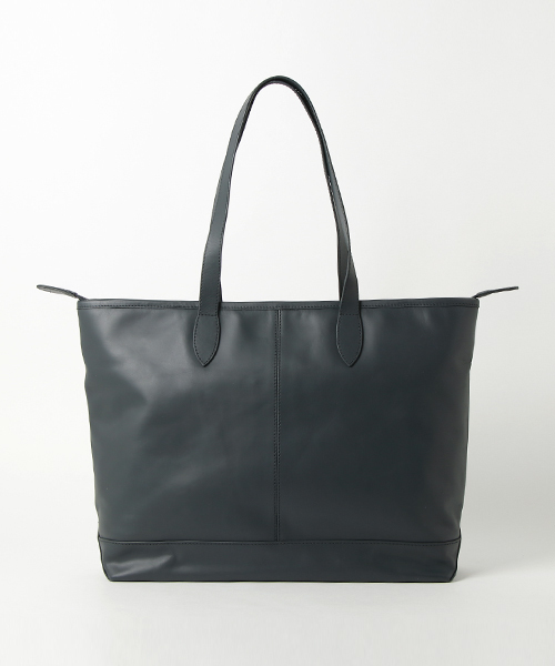 RATTLE TRAP(ラトルトラップ)の「【A4サイズ収納可能/シンプルなデザインで使える】レザートートバッグ(トートバッグ・メンズ・ブラック/ブラウン/キャメル/ネイビー・FREE)」の4枚目の写真