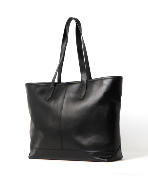 RATTLE TRAP(ラトルトラップ)の「【A4サイズ収納可能/シンプルなデザインで使える】レザートートバッグ(トートバッグ・メンズ・ブラック/ブラウン/キャメル/ネイビー・FREE)」の5枚目の写真