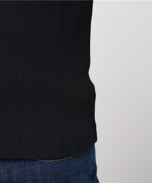 POU DOU DOU(プードゥドゥ)の「スクエアネックテレコプルオーバー(Tシャツ/カットソー・レディース・アイボリー/ブラック/ネイビー/ピンク/グレー・3)」の11枚目の写真