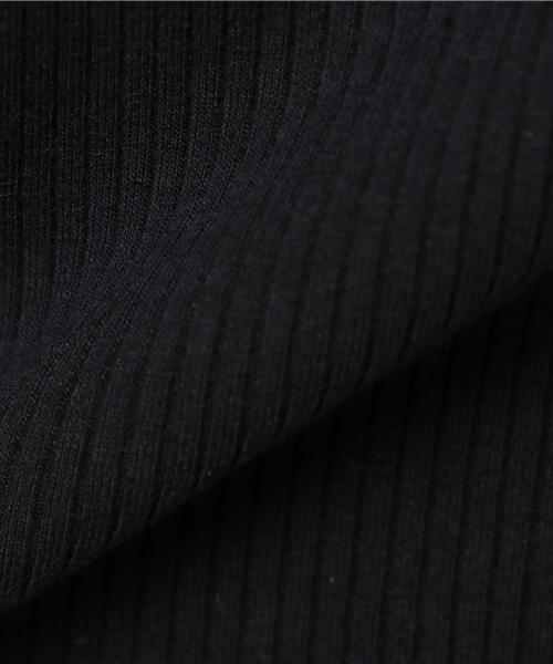 POU DOU DOU(プードゥドゥ)の「スクエアネックテレコプルオーバー(Tシャツ/カットソー・レディース・アイボリー/ブラック/ネイビー/ピンク/グレー・3)」の12枚目の写真