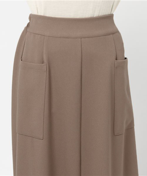 archives（アルシーヴ）の「サス付きロングフレアスカート（スカート・レディース・パープル/モカ/カーキ・MEDIUM）」の6枚目の写真