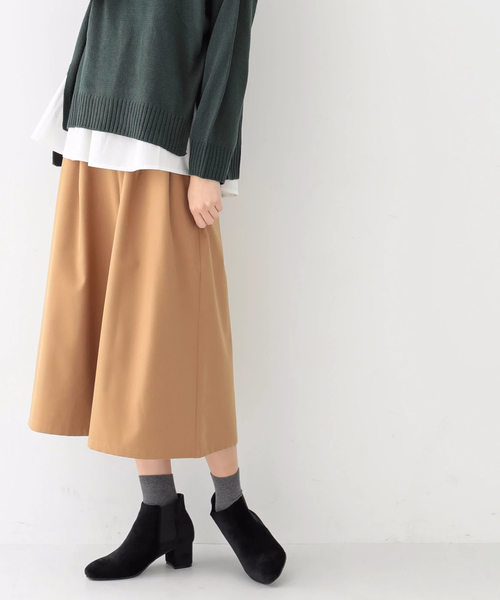 earth music&ecology（アースミュージックアンドエコロジー）の「・起毛スカーチョ（その他パンツ・レディース・カーキ/キャメル/ボルドー/ネイビー・FREE）」の3枚目の写真