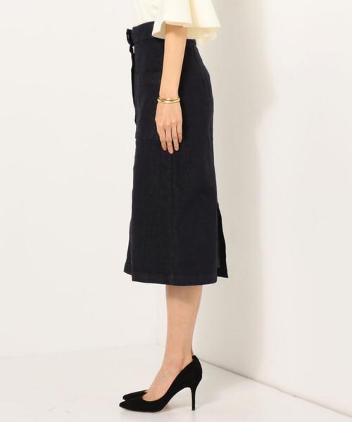 Jewel Changes（ジュエルチェンジズ）の「JC デニム ポケット付 タイトスカート（スカート・レディース・ネイビー・38/34/36）」の11枚目の写真