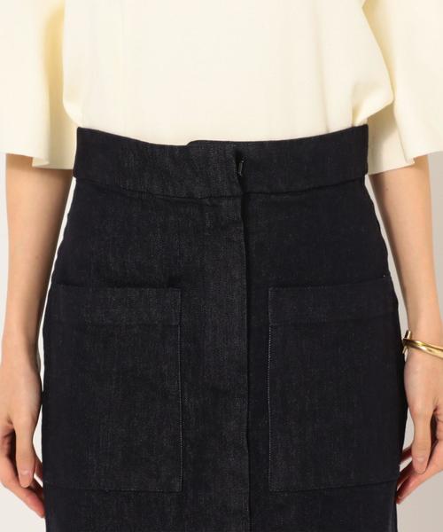 Jewel Changes（ジュエルチェンジズ）の「JC デニム ポケット付 タイトスカート（スカート・レディース・ネイビー・38/34/36）」の3枚目の写真