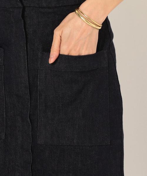 Jewel Changes（ジュエルチェンジズ）の「JC デニム ポケット付 タイトスカート（スカート・レディース・ネイビー・38/34/36）」の4枚目の写真