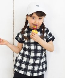 BREEZE | ネット限定手書きギンガムチェックTシャツ(Tシャツ/カットソー)