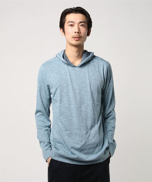 Hurley (ハーレー)の「M HRLY DF LAGOS HOODIE PO/ハーレー 長袖 プルオーバーパーカー(パーカー・メンズ・ダークグレー/ブラック/ブルー・LARGE/MEDIUM/SMALL)」の1枚目の写真
