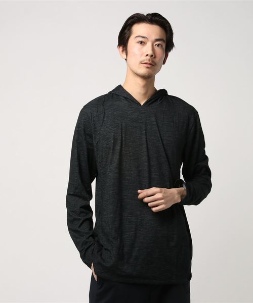 Hurley (ハーレー)の「M HRLY DF LAGOS HOODIE PO/ハーレー 長袖 プルオーバーパーカー(パーカー・メンズ・ダークグレー/ブラック/ブルー・LARGE/MEDIUM/SMALL)」の2枚目の写真