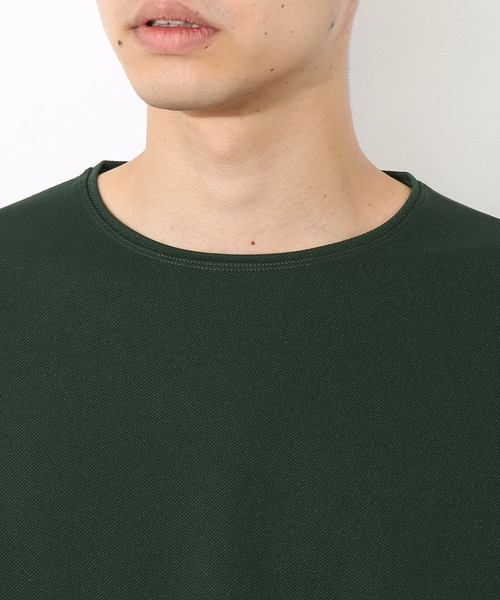 ADAM ET ROPE'（アダムエロペ）の「ストレッチツイルTシャツ（Tシャツ/カットソー・メンズ・ブラック/グリーン/マスタード・M/L）」の9枚目の写真