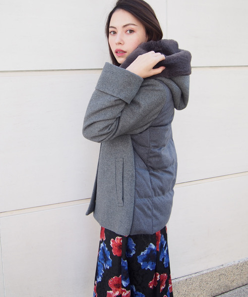 PICCIN（ピッチン）の「ウールメルトンxパウダーフィットダウンコート