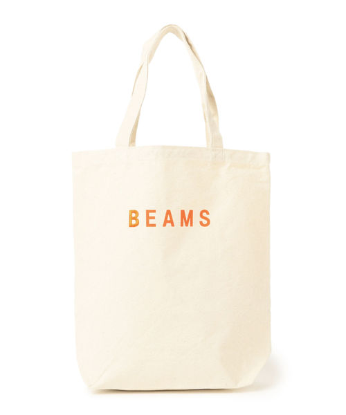 BEAMS（ビームス）の「BEAMS / BEAMS ロゴ トート（トートバッグ・メンズ・オレンジ/ブルー/その他1・ONE SIZE）」の4枚目の写真