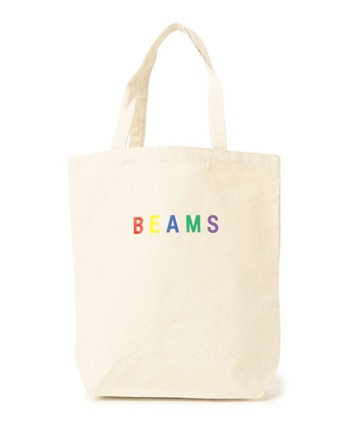 BEAMS（ビームス）の「BEAMS / BEAMS ロゴ トート（トートバッグ・メンズ・オレンジ/ブルー/その他1・ONE SIZE）」の6枚目の写真