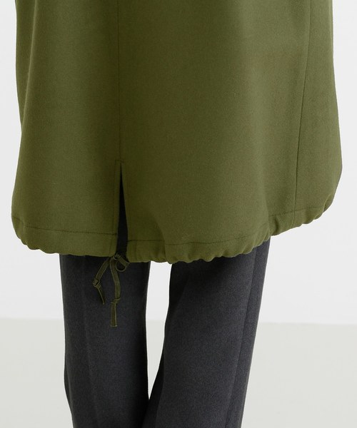 Munich（ミューニック）の「スーパー100'Sライトメルトノーカラーコート（モッズコート・レディース・ベージュ/カーキ/ブルー/チャコールグレー・S/XS）」の15枚目の写真