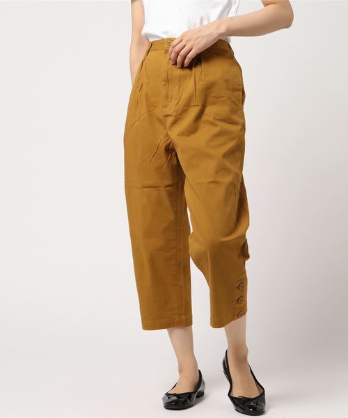 LBC（エルビーシー）の「裾ボタンクロップドパンツ（その他パンツ・レディース・ベージュ/ネイビー・M/L）」の5枚目の写真