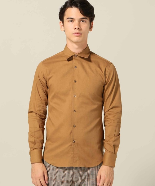 EDIFICE（エディフィス）の「コットンピケ レギュラースポーツシャツ（シャツ/ブラウス・メンズ・グレー/ホワイト/タン/ネイビー・44/46/48/50）」の8枚目の写真