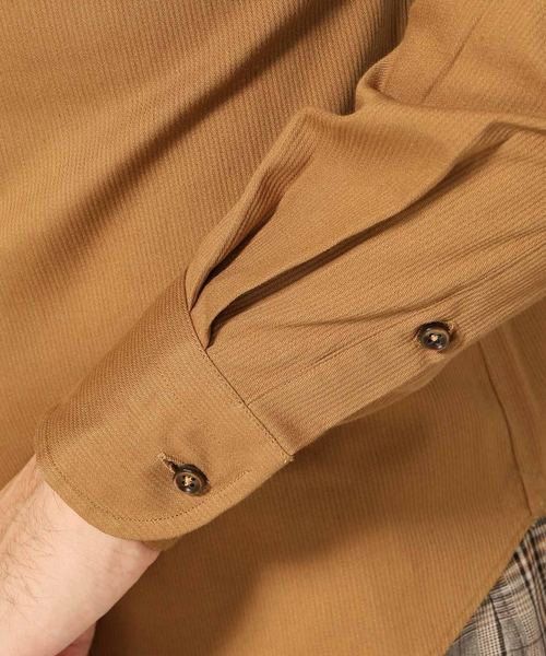 EDIFICE（エディフィス）の「コットンピケ レギュラースポーツシャツ（シャツ/ブラウス・メンズ・グレー/ホワイト/タン/ネイビー・44/46/48/50）」の17枚目の写真