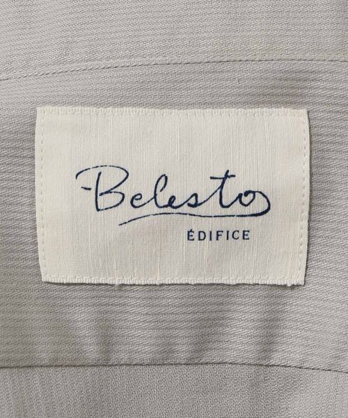 EDIFICE（エディフィス）の「コットンピケ レギュラースポーツシャツ（シャツ/ブラウス・メンズ・グレー/ホワイト/タン/ネイビー・44/46/48/50）」の6枚目の写真