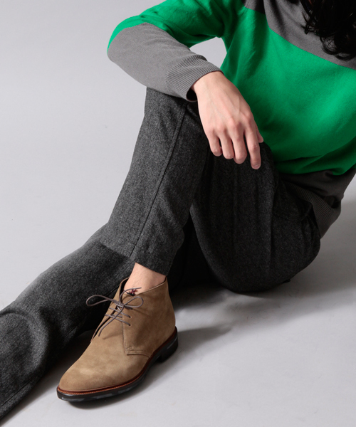 BEAUTY&YOUTH UNITED ARROWS（ビューティーアンドユースユナイテッドアローズ）の「BY∴ スウェード チャッカ ブーツ§◇（ブーツ・メンズ・ブラック/ダークブラウン/ベージュ/ダークグリーン/ネイビー/ワイン・7/8/6h/7h/8h）」の3枚目の写真