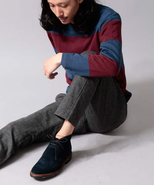 BEAUTY&YOUTH UNITED ARROWS（ビューティーアンドユースユナイテッドアローズ）の「BY∴ スウェード チャッカ ブーツ§◇（ブーツ・メンズ・ブラック/ダークブラウン/ベージュ/ダークグリーン/ネイビー/ワイン・7/8/6h/7h/8h）」の5枚目の写真