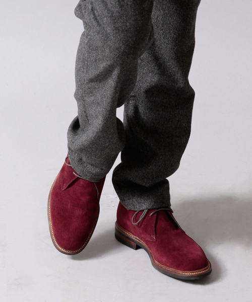 BEAUTY&YOUTH UNITED ARROWS（ビューティーアンドユースユナイテッドアローズ）の「BY∴ スウェード チャッカ ブーツ§◇（ブーツ・メンズ・ブラック/ダークブラウン/ベージュ/ダークグリーン/ネイビー/ワイン・7/8/6h/7h/8h）」の6枚目の写真