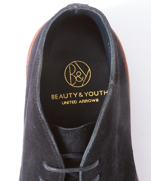 BEAUTY&YOUTH UNITED ARROWS（ビューティーアンドユースユナイテッドアローズ）の「BY∴ スウェード チャッカ ブーツ§◇（ブーツ・メンズ・ブラック/ダークブラウン/ベージュ/ダークグリーン/ネイビー/ワイン・7/8/6h/7h/8h）」の15枚目の写真