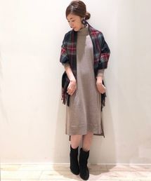 Editt by YECCA VECCA | ・タートルニットワンピース(ワンピース)