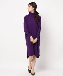 Editt by YECCA VECCA | ・タートルニットワンピース(ワンピース)
