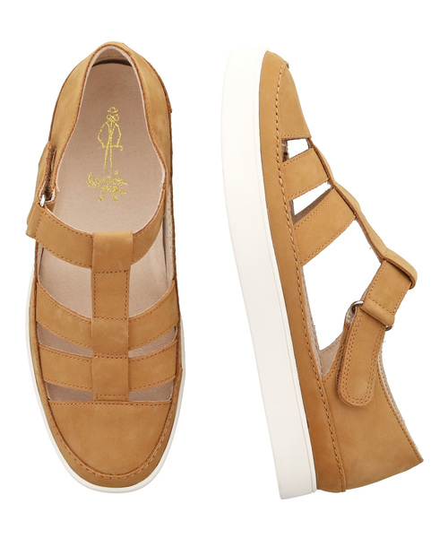 あしながおじさん(アシナガオジサン)の「〈あしながおじさん〉 グルカサンダル(サンダル・レディース・ネイビー/ライトブラウン/ホワイト/レッド・23.5cm/24.0cm/22.5cm/24.5cm/23.0cm)」の8枚目の写真