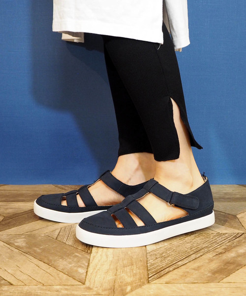 あしながおじさん(アシナガオジサン)の「〈あしながおじさん〉 グルカサンダル(サンダル・レディース・ネイビー/ライトブラウン/ホワイト/レッド・23.5cm/24.0cm/22.5cm/24.5cm/23.0cm)」の9枚目の写真