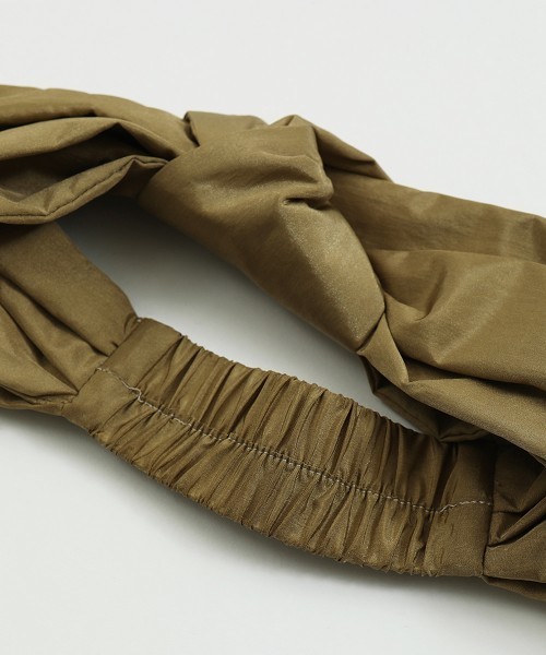 TODAYFUL（トゥデイフル）の「ノットヘアーターバン（ヘアバンド・レディース・ベージュ/キャメル・FREE）」の10枚目の写真