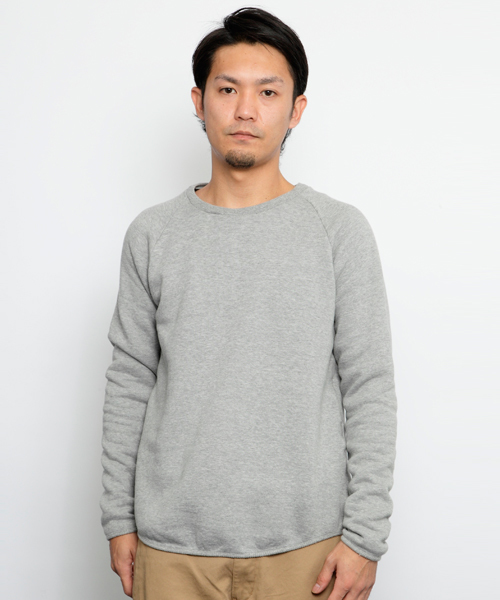 SILAS（サイラス）の「WL FLATSEAMER SWEAT（スウェット・メンズ・ブラック/アッシュグレー/ネイビー・3/1/2）」の3枚目の写真