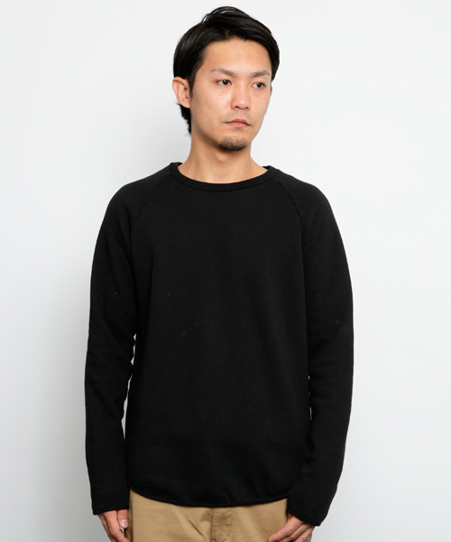 SILAS（サイラス）の「WL FLATSEAMER SWEAT（スウェット・メンズ・ブラック/アッシュグレー/ネイビー・3/1/2）」の2枚目の写真