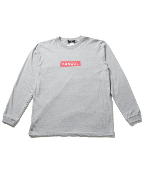 KANGOL(カンゴール)の「KANGOL カンゴール ボックスロゴ長袖 Tシャツ カットソー(Tシャツ/カットソー・メンズ・ホワイト/ブラック/ネイビー/ブラウン/グレー/グリーン・S/M/L/XL)」の12枚目の写真