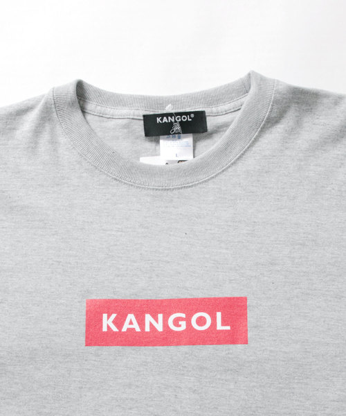 KANGOL(カンゴール)の「KANGOL カンゴール ボックスロゴ長袖 Tシャツ カットソー(Tシャツ/カットソー・メンズ・ホワイト/ブラック/ネイビー/ブラウン/グレー/グリーン・S/M/L/XL)」の14枚目の写真