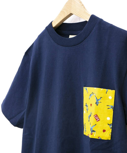 go slow caravan(ゴースローキャラバン)の「GOOD WEAR/グッドウェア PRINT S/S TEE(Tシャツ/カットソー・メンズ・ブラック/ネイビー/ホワイト/ホワイト系その他・MEDIUM/LARGE/X-LARGE)」の7枚目の写真