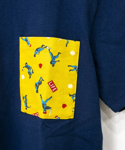 go slow caravan(ゴースローキャラバン)の「GOOD WEAR/グッドウェア PRINT S/S TEE(Tシャツ/カットソー・メンズ・ブラック/ネイビー/ホワイト/ホワイト系その他・MEDIUM/LARGE/X-LARGE)」の6枚目の写真