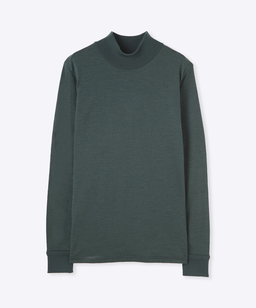 junhashimoto(ジュンハシモト)の「SERIBIRD MOCK NECK(ニット/セーター・メンズ・ブラック/グレー/グリーン/ボルドー・2/4/3/5)」の14枚目の写真