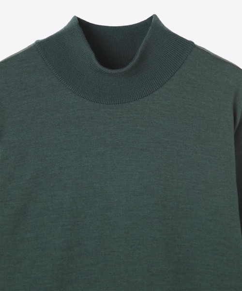 junhashimoto(ジュンハシモト)の「SERIBIRD MOCK NECK(ニット/セーター・メンズ・ブラック/グレー/グリーン/ボルドー・2/4/3/5)」の15枚目の写真