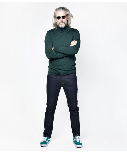 junhashimoto(ジュンハシモト)の「SERIBIRD MOCK NECK(ニット/セーター・メンズ・ブラック/グレー/グリーン/ボルドー・2/4/3/5)」の22枚目の写真