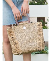 EVRIS | STRAWフリンジBAG(ハンドバッグ)