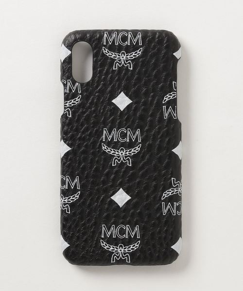 42 割引free新品本物 Mcm エムシーエム White Logo Vists Iphonex Case スマホケース カバー Pc スマホグッズ 家電free Www Musique Pub Com