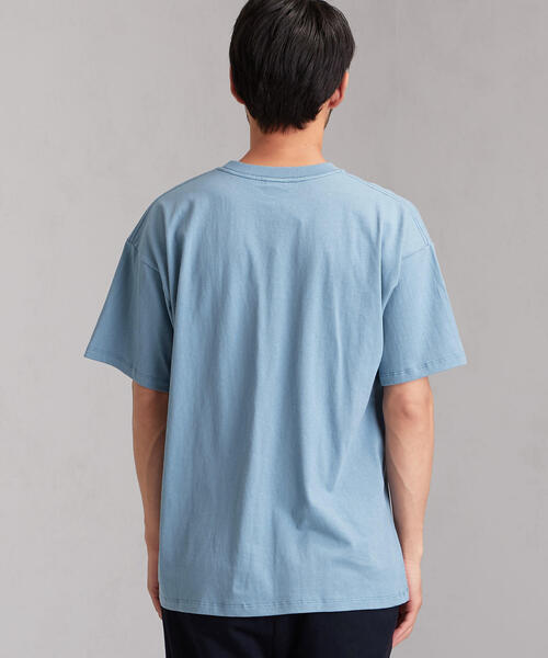 Russell Athletic（ラッセルアスレティック）の「［ラッセルアスレチック］SC RUSSELL ｾﾝﾀｰﾛｺﾞ Tシャツ（Tシャツ/カットソー・メンズ・ホワイト/ブラック/ライトブルー・M/S/L）」の4枚目の写真