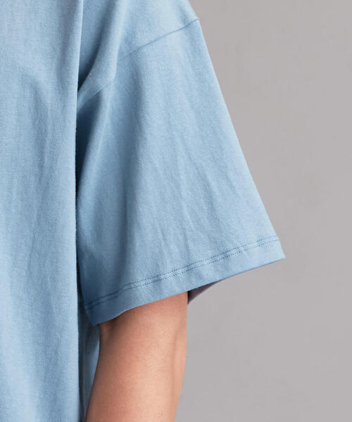 Russell Athletic（ラッセルアスレティック）の「［ラッセルアスレチック］SC RUSSELL ｾﾝﾀｰﾛｺﾞ Tシャツ（Tシャツ/カットソー・メンズ・ホワイト/ブラック/ライトブルー・M/S/L）」の13枚目の写真