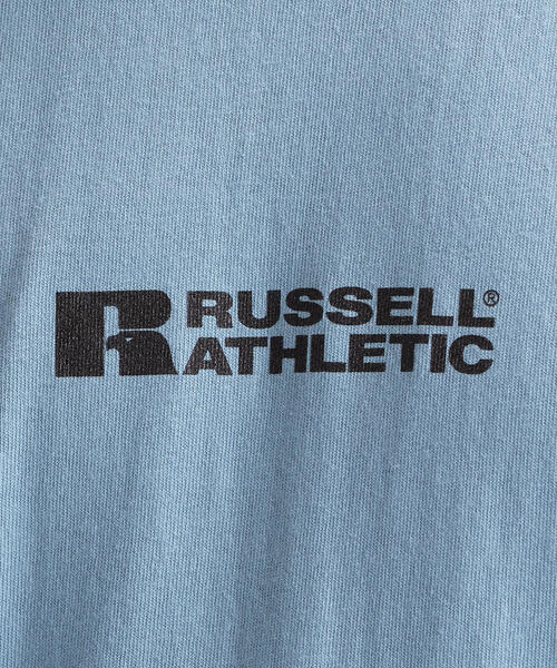 Russell Athletic（ラッセルアスレティック）の「［ラッセルアスレチック］SC RUSSELL ｾﾝﾀｰﾛｺﾞ Tシャツ（Tシャツ/カットソー・メンズ・ホワイト/ブラック/ライトブルー・M/S/L）」の16枚目の写真